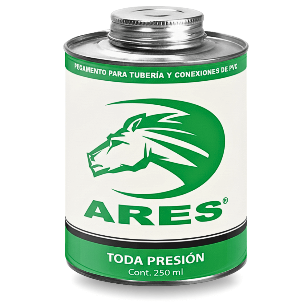 BOTE DE PEGAMENTO TODA PRESION ARES PVC 250 ML VERDE