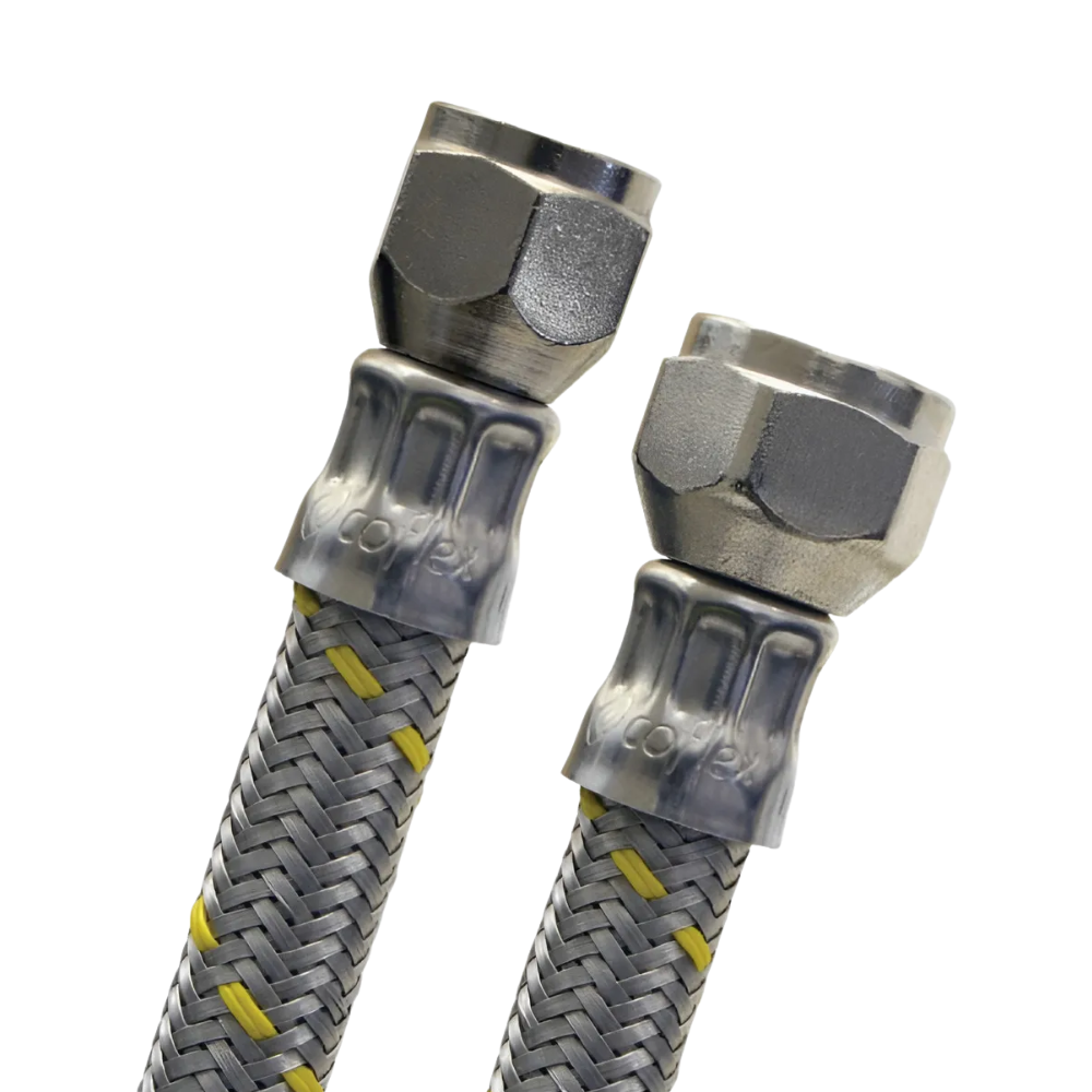 MANGUERA P/GAS 100 CM 3/8  FLARE X 3/8  FLARE COFLEX (FLEXICO)