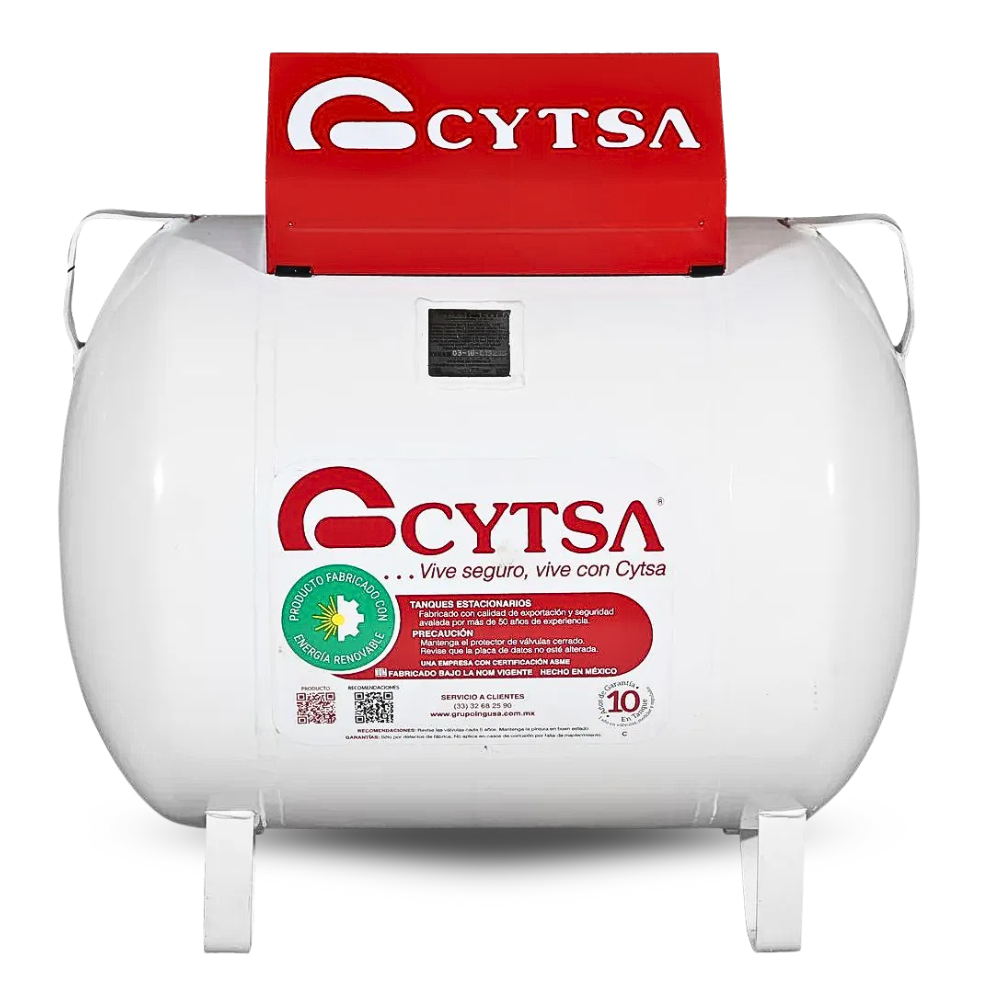 TANQUE ESTACIONARIO HORIZONTAL 120 LT CYTSA
