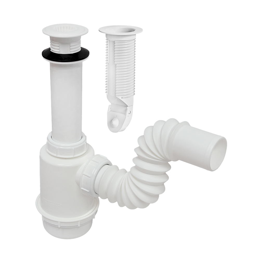 CESPOL FLEXIBLE P/LAVABO BOTE GD S/CUBIERTA